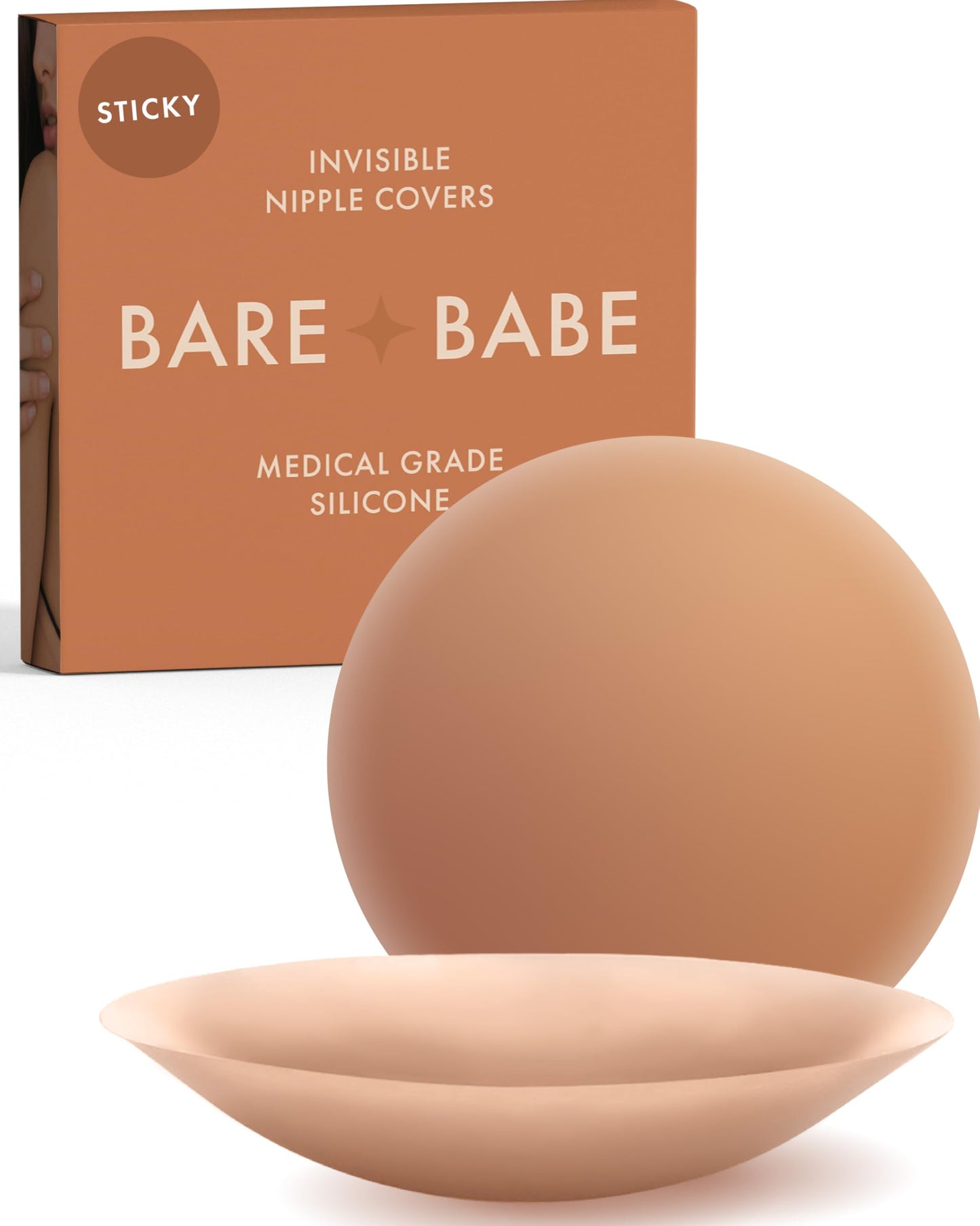 Nude Colored Box with Product in front out of the box