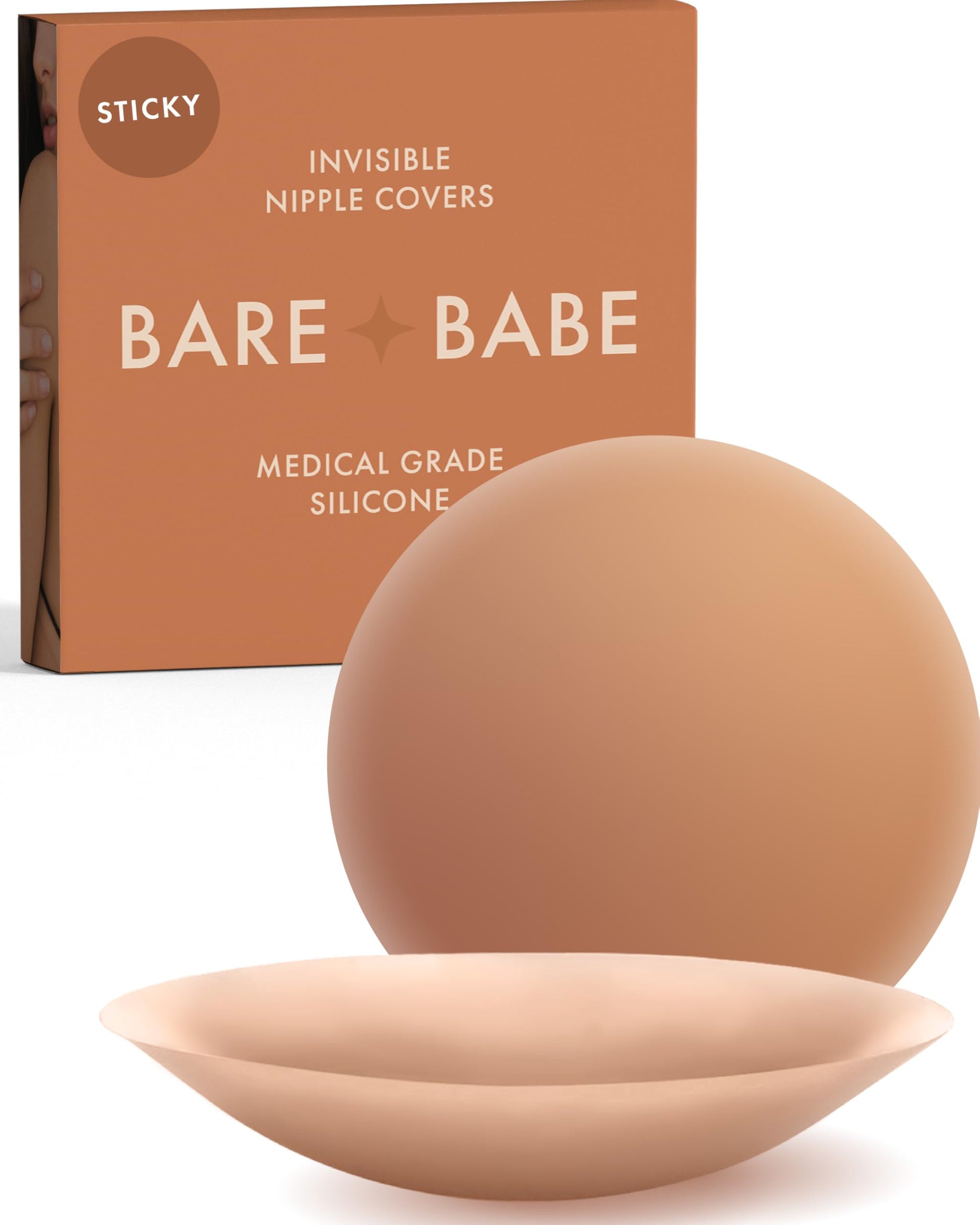 Nude Colored Box with Product in front out of the box