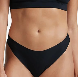 Model Wearing Product Front View Black